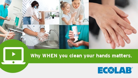 On-Demand-Webinar: Why when you clean your hands matters.